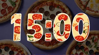 15 Minute Pizza 🍕 Countdown Timer [upl. by Eoin]