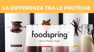 Differenza tra le proteine foodspring [upl. by Halullat]