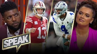 What is at stake in Week 5s Cowboys49ers matchup  NFL  SPEAK [upl. by Naneik]