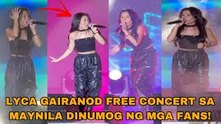 LYCA GAIRANOD NAG FREE CONCERT SA KARTILYA NG KATIPUNAN SA MAYNILA PINAGKAGULUHAN NG MGA FANS [upl. by Hintze]