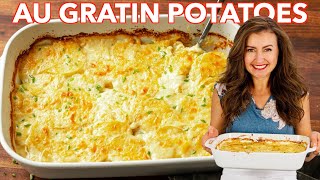 Au Gratin Potatoes  Easy Scalloped Potatoes [upl. by Klimesh]