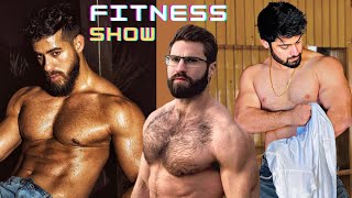 Fitness Show  Hairy  Bearded amp Clean Bodybuilder Men [upl. by Steele]