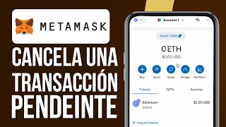 Cómo Cancelar una Transacción Pendeinte en MetaMask 2024 Tutorial Paso a Paso [upl. by Fleeta22]