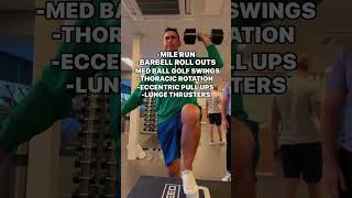 Brooks Koepkas major championship workout 💪🎥 SmashGC LIVGolf shorts golf usopen [upl. by Wera]