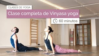 Clase Completa de Vinyasa Yoga 1 hora [upl. by Sessler]