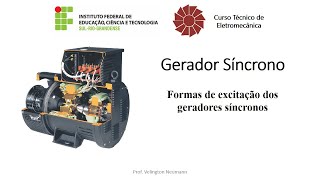 17  GS  Formas de Excitação dos Geradores Síncronos [upl. by Market]