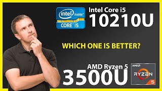 INTEL Core i5 10210U vs AMD Ryzen 5 3500U Technical Comparison [upl. by Maren976]