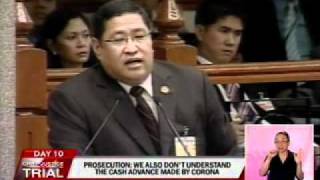 Sen Lapids first time to rise in CJonTrial [upl. by Niveb]