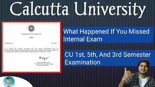 CU Internal Examination 2023  5th  3rd amp 1st Semester Examination Dates CalcuttaUniversityExam [upl. by Isnam]