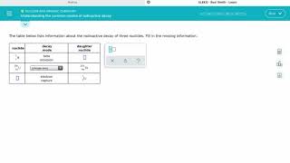 ALEKS Understanding the common modes of radioactive decay [upl. by Haase]