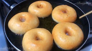 SOFT DONUT  SUGAR DONUTHow to make soft amp good shape donut without donut cutter [upl. by Rahr]