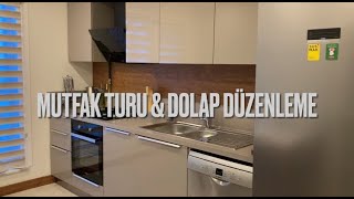 MUTFAK TURU amp DOLAP İÇİ DÜZENİ MUTFAK İÇİN ÖNERİLERMINIMAL amp FUNCTIONAL KITCHEN TOUR [upl. by Helsell345]