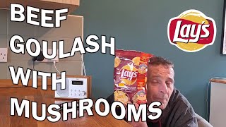 Lays Beef Goulash And Mushroom Crisps [upl. by Hepza387]