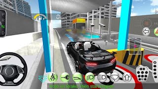 New Black 🐈‍⬛ Farrari Racing Car In Apartment 3D Driving Class Simulator Ayan Ali [upl. by Eilsek]