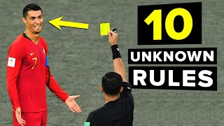 10 football rules you DIDNT KNOW existed [upl. by Stovall]