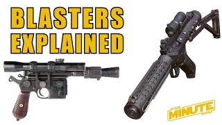 All Star Wars Blaster Types Explained Legends  Star Wars Minute [upl. by Orodisi]