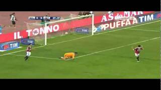 Trofeo TIM 2011  Milan vs Inter 01 Highlights [upl. by Ahseuqram]