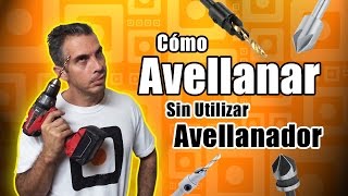 Avellanar madera o MDF sin avellanador [upl. by Lingwood122]