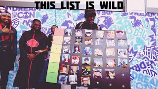 Thunder Reacts to I asked 100 Anime Fans to Make A Side Character Tier List  Shonen Showdown [upl. by Acissehc385]