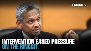 NEWS Intervention eased pressure on ringgit [upl. by Llednov]