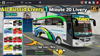 How to HD All Bussid Livery in Sink For Bus Simulator Indonesia 😱 [upl. by Meeharb]