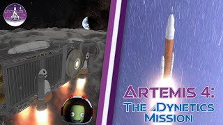 What if Artemis 4 used the Dynetics moon lander  Kerbal Space Program Artemis KSP [upl. by Airda465]