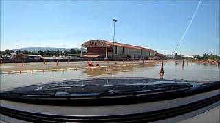 EVOC Training  Fun on the skidpan [upl. by Ordnas961]