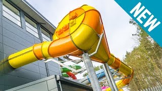 Crazy Cone Waterslide Maelstrom NEW 2017 Coral Reef Bracknell [upl. by Heyes]