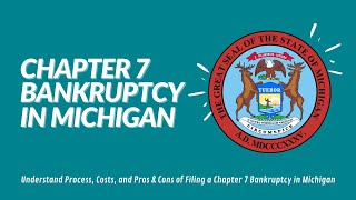 Chapter 7 Bankruptcy Michigan Cost and Qualification in 2021 [upl. by Oyr]