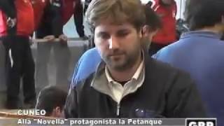 Cuneo Alla Novella protagonista la Petanque GRP Televisione [upl. by Etak889]