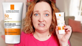 LA ROCHEPOSAY Anthelios Gentle Mineral SPF50 Sunscreen WEAR TEST amp REVIEW [upl. by Annirtak]