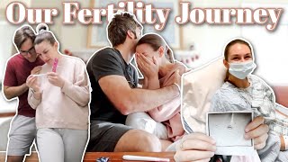 Our Full Fertility Journey  3 Years of Infertility to Pregnancy  Natural TTC IUIs amp IVF [upl. by Fanchon]