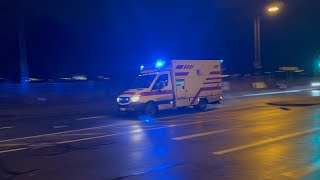 Einsatzfahrt  Malteser Rettungsdienst Dresden [upl. by Aleicarg]