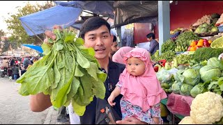 DILUAR DUGAAN HARGA SAYUR DI INDIA SERBA NAIK MENJELANG RAMADHANBORONG” SEMUA SAYUR BARENG ISTRI🥰 [upl. by Nagaer]