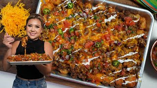 Like Nachos Then you need to try this TACHOS Loaded Tater Tots [upl. by Tisbee]