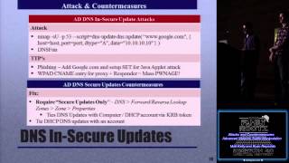 t125 Attacks and Countermeasures Advanced Network Traffic Manipulation Matt Kelly and Ryan Reynolds [upl. by Brandyn]