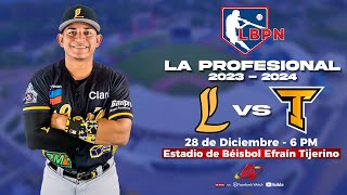 Leones de León VS Tigres del Chinandega  Liga de Béisbol Profesional Nacional LBPN – 2023  2024 [upl. by Asserac]