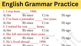 English Grammar Practice For ALL Exams [upl. by Uranie531]