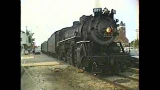 NKP 587 at Monticello Railway Museum [upl. by Nadabus622]