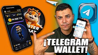 Billetera para RETIRAR DINERO de HAMSTER COMBAT  Ton Space Telegram Wallet [upl. by Retsel]