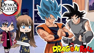 Demon Slayer react to Goku  React to Goku  React  part 1  Dragon ball [upl. by Akiehsat]