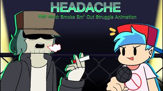 Friday Night Funkin’  HEADACHE FNF Animation Mod FT Garcello [upl. by Matrona]