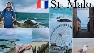 SaintMalo A Cinematic Journey Through the Historic Coastal City  English Channel  France Tour [upl. by Chiang513]