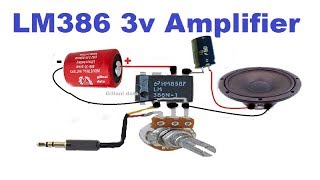 Audio amplifier using LM 386 IC [upl. by Raphael]