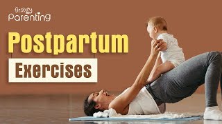 Postpartum Exercises  Workouts to do After Delivery [upl. by Frasier458]