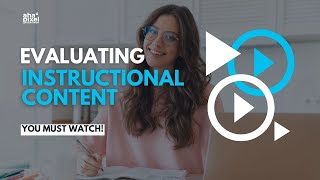 EVALUATING THE EFFECTIVENESS OF INSTRUCTIONAL CONTENT [upl. by Ellehcim]