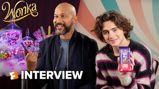 The ‘Wonka’ Cast on Their Favorite Sweets Becoming Willy and More [upl. by Grondin]