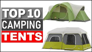 TOP 10 Best Camping Tents for 2024 Top 5 Picks [upl. by Ecnav]