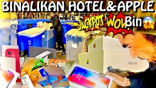 Dumpster Diving  Apple Store bin at hotel binalikan Wowww JACKPOT [upl. by Cul]