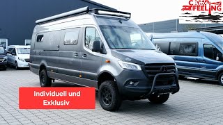 Neuer individueller premium Offroad Camper von TRM VAN auf Allrad Sprinter🔥Starker 4x4 OffroadVan 😎 [upl. by Yesak]